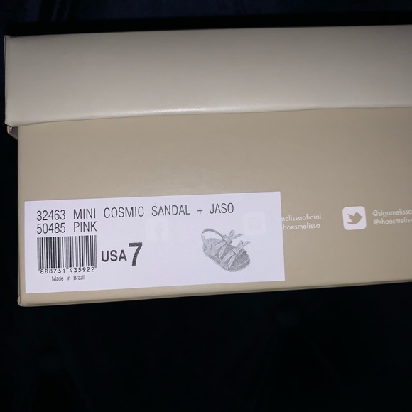 Mini Melissa + Jason Wu Cosmic Jelly Sandal - Picture 6 of 6